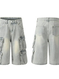 Men's Cargo Denim Shorts
