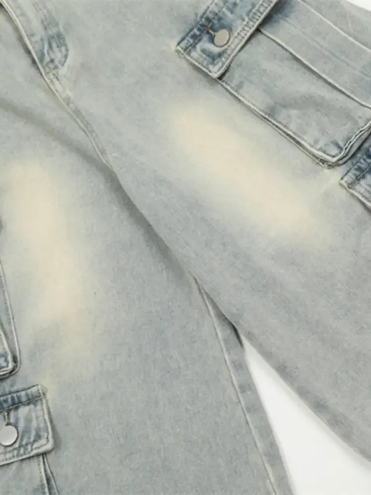 Men's Cargo Denim Shorts
