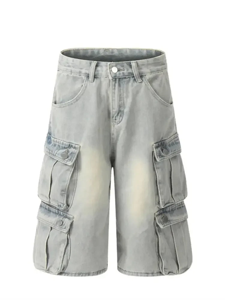Men's Cargo Denim Shorts