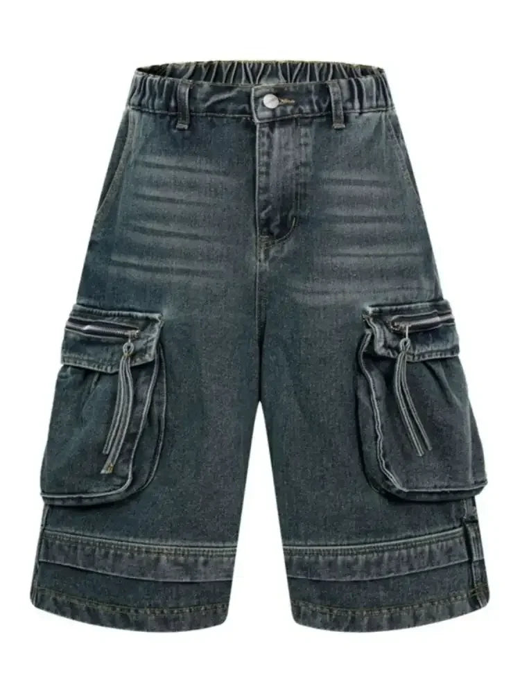 Men's Cargo Denim Shorts