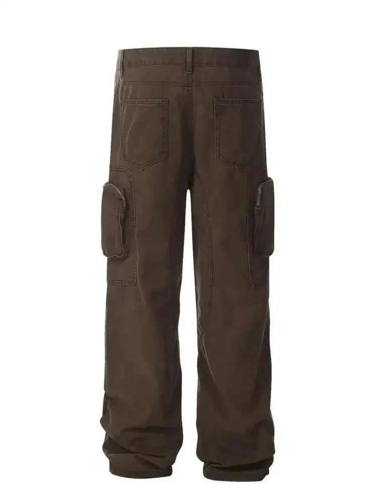 Men's Cargo Jeans with Multi - Pocket - Update AvenueTrendsi100400101830571100400101830571Men's Cargo Jeans with Multi - PocketCoffee Color