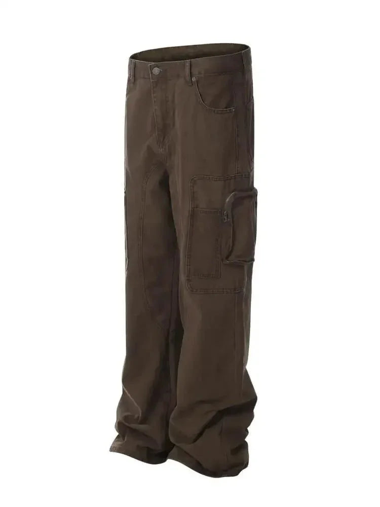Men's Cargo Jeans with Multi - Pocket - Update AvenueTrendsi100400101830571100400101830571Men's Cargo Jeans with Multi - PocketCoffee Color