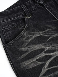 Men's Cargo Pocket Wide Leg Jeans