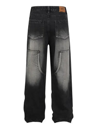 Men's Cargo Pocket Wide Leg Jeans