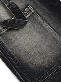Men's Cargo Pocket Wide Leg Jeans