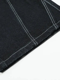 Men's Cargo Straight Jeans with Contrast Stitching - Update AvenueTrendsi100400413927193100400413927193Men's Cargo Straight Jeans with Contrast StitchingDark Blue