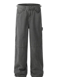 Men's Cargo Wide-Leg Jeans