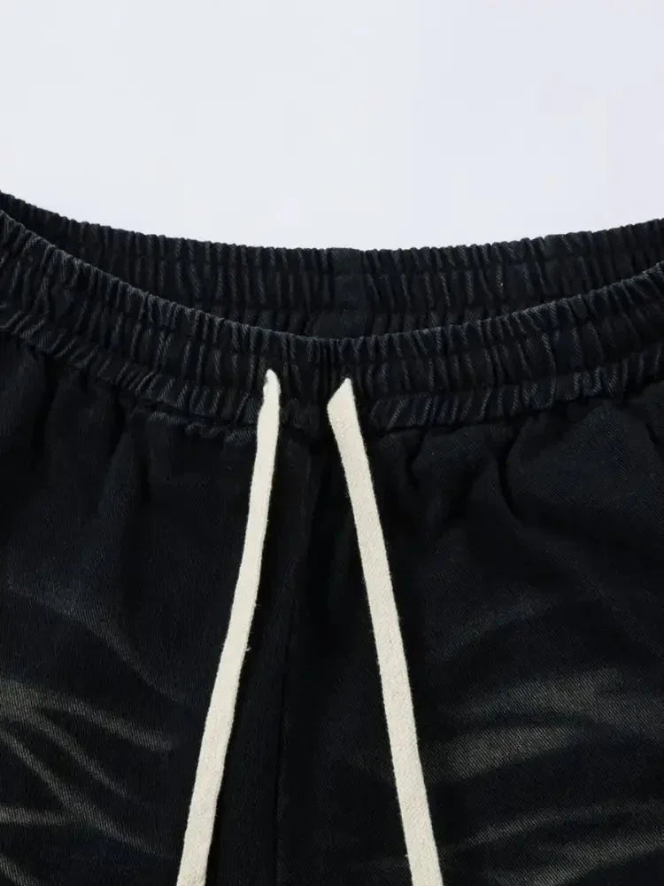 Men's Cargo Wide - Leg Jeans with Drawstring - Update AvenueTrendsi100400367116837100400367116837Men's Cargo Wide - Leg Jeans with DrawstringBlack