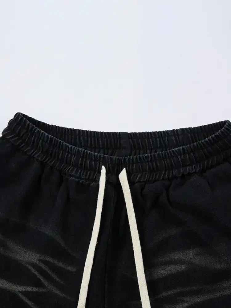Men's Cargo Wide - Leg Jeans with Drawstring - Update AvenueTrendsi100400367116837100400367116837Men's Cargo Wide - Leg Jeans with DrawstringBlack
