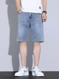 Men's Casual Pocketed Denim Shorts