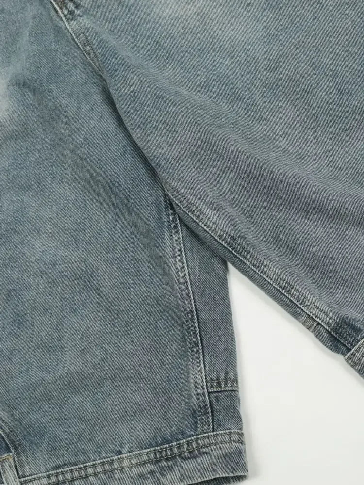 Men's Classic Loose Fit Denim Shorts