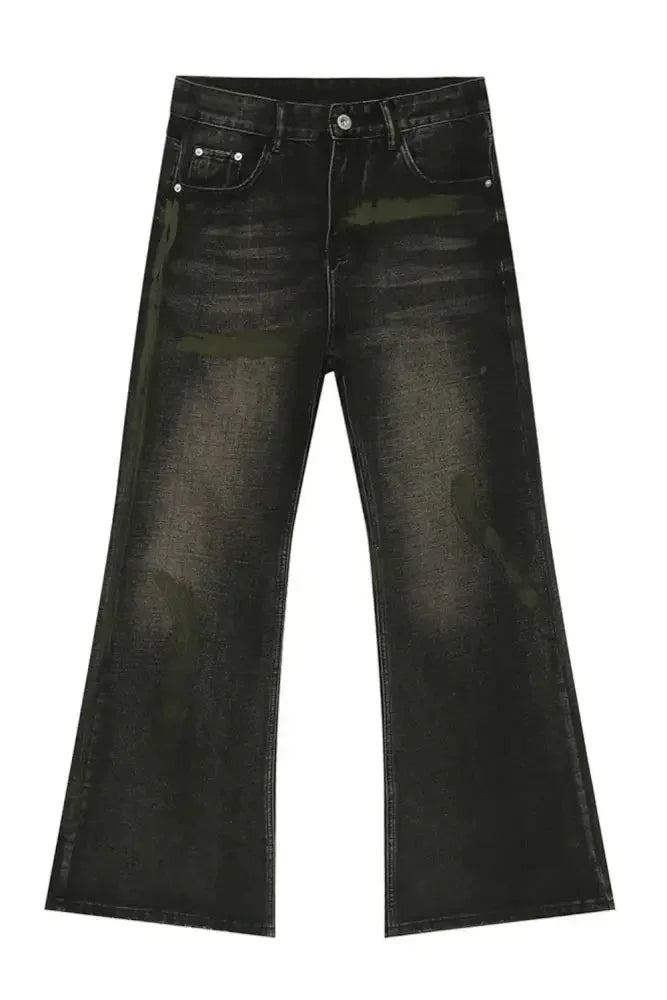 Men's Clean Fit Bootcut Jeans with Pockets - Update AvenueTrendsi100400826827844100400826827844Men's Clean Fit Bootcut Jeans with PocketsDark