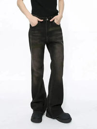 Men's Clean Fit Bootcut Jeans with Pockets - Update AvenueTrendsi100400826827844100400826827844Men's Clean Fit Bootcut Jeans with PocketsDark