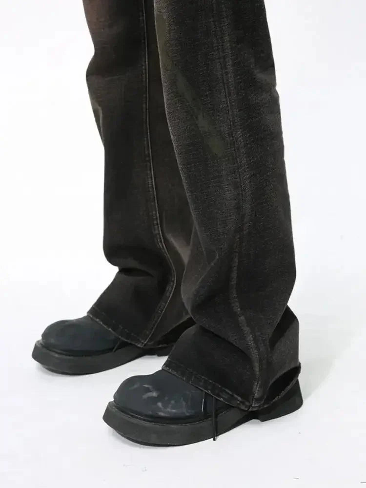 Men's Clean Fit Bootcut Jeans with Pockets - Update AvenueTrendsi100400826827844100400826827844Men's Clean Fit Bootcut Jeans with PocketsDark