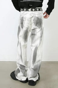 Men's Contrast Loose Jeans