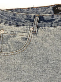 Men's Contrast Pocket Washed Straight Jeans