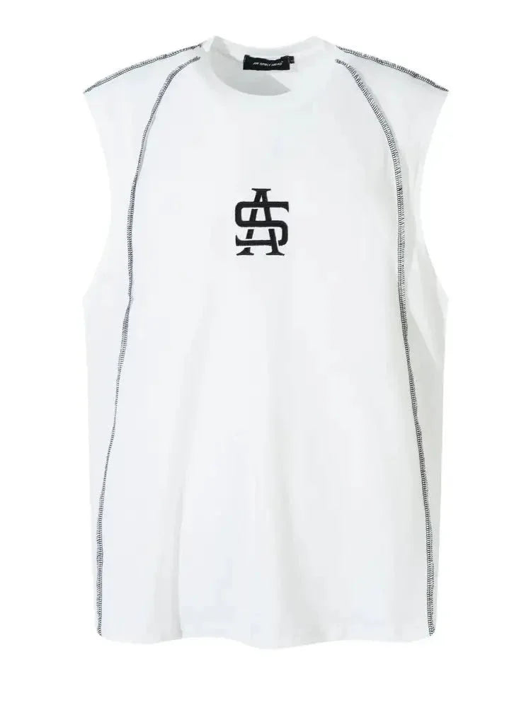 Men's Contrast Trim Round Neck Tank - Update AvenueTrendsi1004002503577221004002503577221f73c22ad5414f448370d8e3e07b689b - Max - OriginWhite