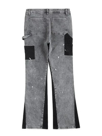 Men's Contrast Washed Bootcut Jeans - Update AvenueTrendsi100400646001460100400646001460Men's Contrast Washed Bootcut JeansDark Gray