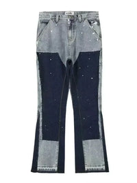 Men's Contrast Washed Bootcut Jeans - Update AvenueTrendsi100400646003677100400646003677Men's Contrast Washed Bootcut JeansNavy