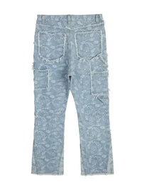 Men's Contrast Washed Bootcut Jeans - Update AvenueTrendsi100400646006087100400646006087Men's Contrast Washed Bootcut JeansLight Blue