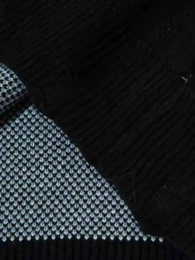 Men's Cross Round Neck Sweater