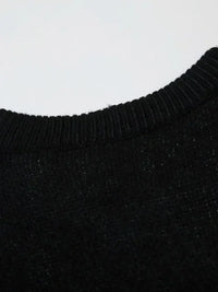 Men's Cross Round Neck Sweater