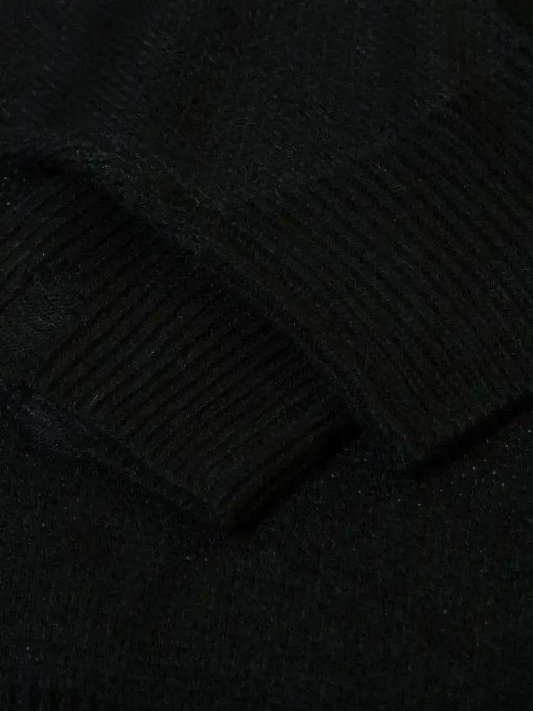 Men's Cross Round Neck Sweater