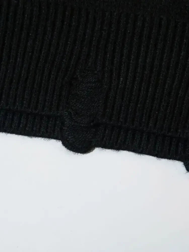 Men's Cross Round Neck Sweater