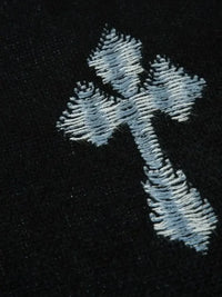 Men's Cross Round Neck Sweater