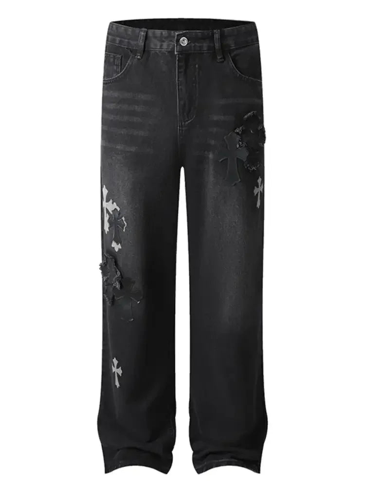 Men's Cross Wide Leg Jeans