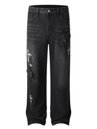 Men's Cross Wide Leg Jeans