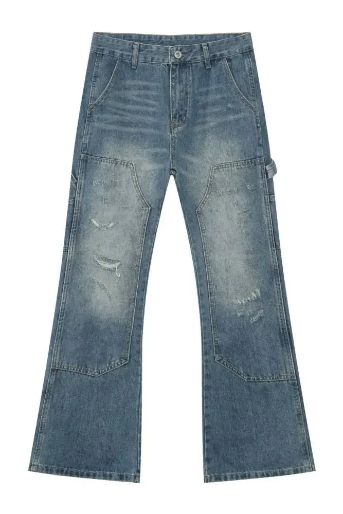 Men's Distressed Baggy Jeans