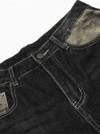 Men's Distressed Camouflage Denim Shorts - Update AvenueTrendsi100400323251860100400323251860Men's Distressed Camouflage Denim ShortsBlue