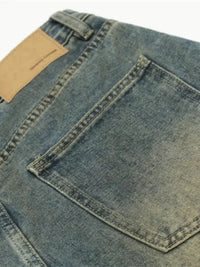 Men's Distressed Camouflage Patchwork Denim Shorts - Update AvenueTrendsi100400460156528100400460156528Men's Distressed Camouflage Patchwork Denim ShortsBlue