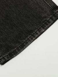 Men's Distressed Cat's Whisker Washed Bootcut Jeans
