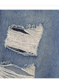 Men's Distressed Denim Shorts