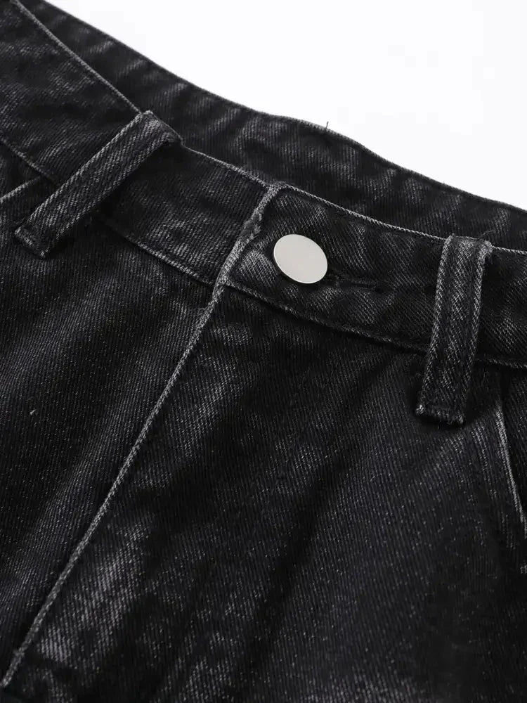 Men's Distressed Denim Shorts with Plaid Patches - Update AvenueTrendsi100400819153797100400819153797Men's Distressed Denim Shorts with Plaid PatchesBlack