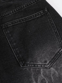 Men's Distressed Denim Shorts with Plaid Patches - Update AvenueTrendsi100400819153797100400819153797Men's Distressed Denim Shorts with Plaid PatchesBlack
