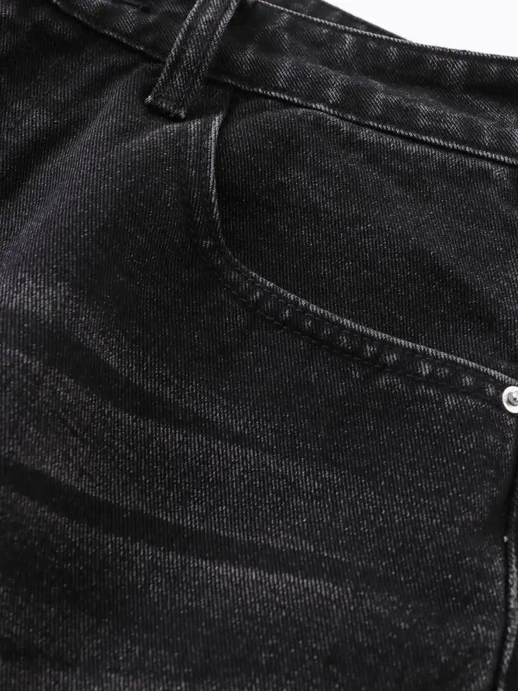 Men's Distressed Denim Shorts with Plaid Patches - Update AvenueTrendsi100400819153797100400819153797Men's Distressed Denim Shorts with Plaid PatchesBlack