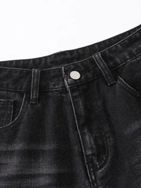 Men's Distressed Denim Shorts with Plaid Patches - Update AvenueTrendsi100400819153797100400819153797Men's Distressed Denim Shorts with Plaid PatchesBlack