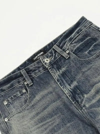 Men's Distressed Flare Jeans