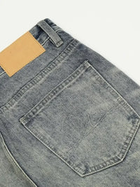 Men's Distressed Flare Jeans