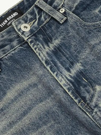 Men's Distressed Flare Jeans