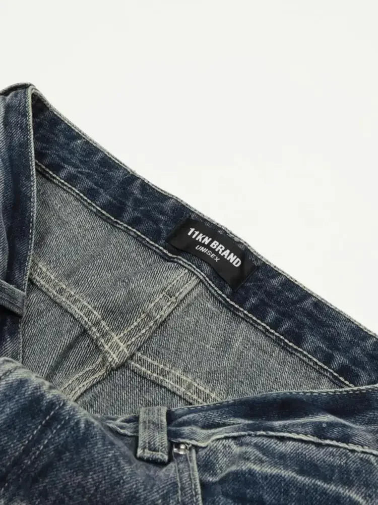 Men's Distressed Flare Jeans
