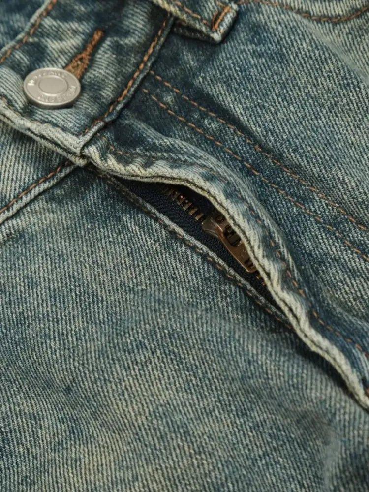 Men's Distressed High - Waist Straight Leg Jeans - Update AvenueTrendsi100400216972535100400216972535Men's Distressed High - Waist Straight Leg JeansNostalgic Blue