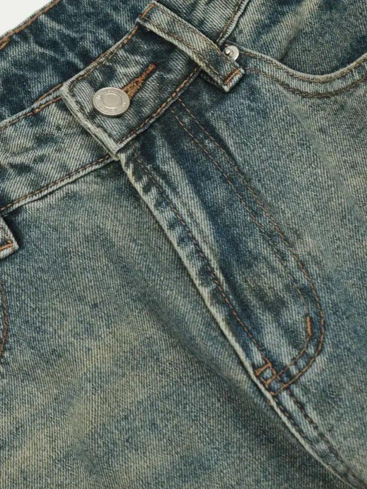 Men's Distressed High - Waist Straight Leg Jeans - Update AvenueTrendsi100400216972535100400216972535Men's Distressed High - Waist Straight Leg JeansNostalgic Blue