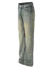 Men's Distressed High - Waist Straight Leg Jeans - Update AvenueTrendsi100400216972535100400216972535Men's Distressed High - Waist Straight Leg JeansNostalgic Blue