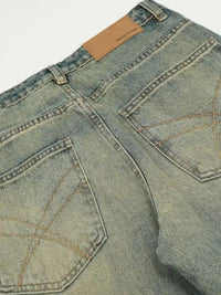 Men's Distressed High - Waist Straight Leg Jeans - Update AvenueTrendsi100400216972535100400216972535Men's Distressed High - Waist Straight Leg JeansNostalgic Blue