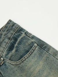 Men's Distressed High - Waist Straight Leg Jeans - Update AvenueTrendsi100400216972535100400216972535Men's Distressed High - Waist Straight Leg JeansNostalgic Blue