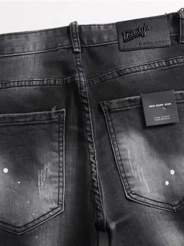 Men's Distressed Jeans